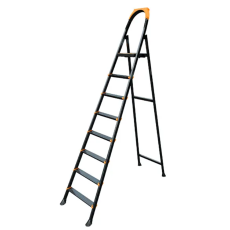 გასაშლელი კიბე LEO 7+1 METAL STEP LADDER