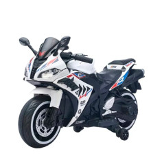 საბავშვო ელექტო მოტოციკლეტი 889-WITE