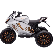 საბავშვო ელექტო მოტოციკლეტი  1688-WHITE