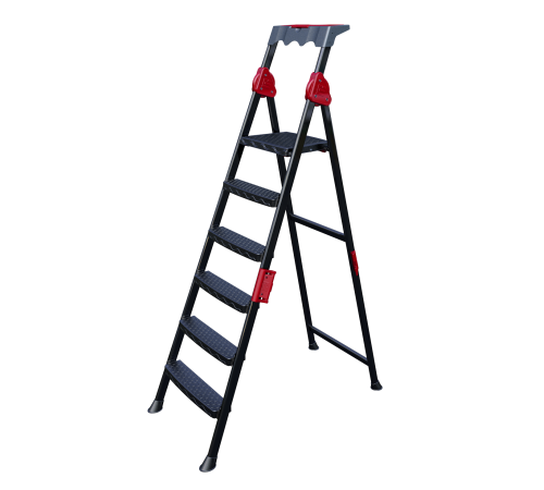 გასაშლელი კიბე ITIMAT 5+1 METAL STEP LADDER
