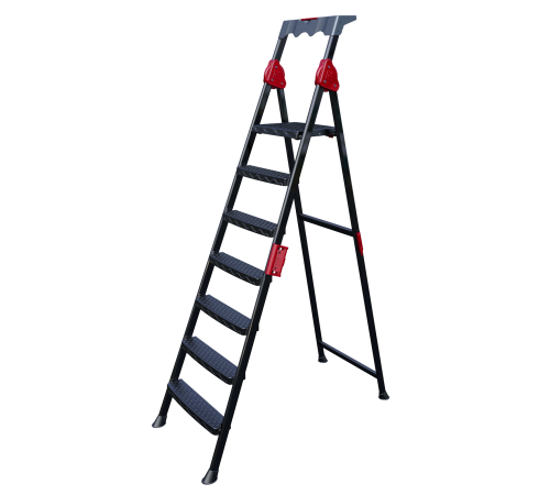 გასაშლელი კიბე ITIMAT 6+1 METAL STEP LADDER