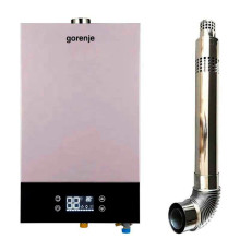 გაზის წყლის გამაცხელებელი GORENJE VG24GBX-03 SILVER