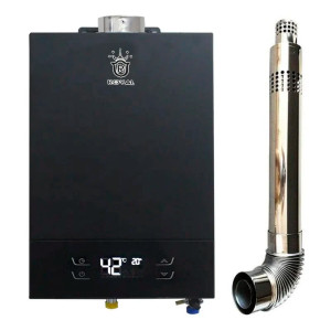 გაზის წყლის გამაცხელებელი ROYAL YG24GBX-03 BLACK