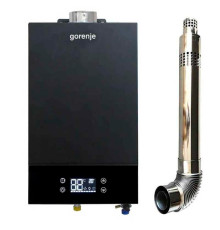 გაზის წყლის გამაცხელებელი GORENJE VG24GBX-03 BLACK
