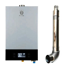 გაზის წყლის გამაცხელებელი ROYAL YG24GBX-03 SILVER