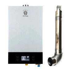 გაზის წყლის გამაცხელებელი ROYAL YG24GBX-03 WHITE