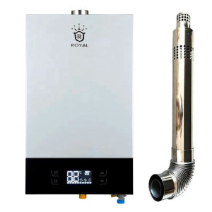 გაზის წყლის გამაცხელებელი ROYAL YG24GBX-03 WHITE