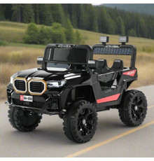საბავშვო ელექტრო მანქანა BMW  ტყავის სავარძლით BH-888-R