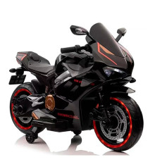 საბავშვო ელექტო მოტოციკლეტი V5R-BLACK