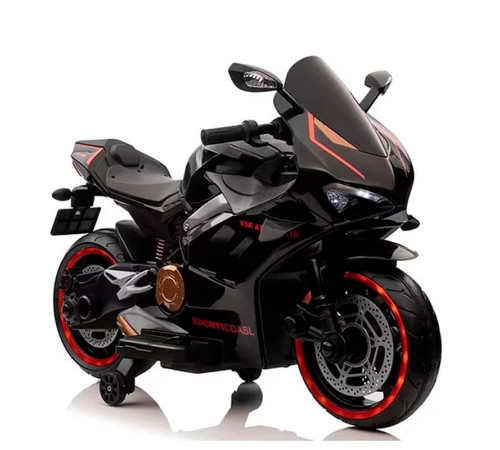 საბავშვო ელექტო მოტოციკლეტი V5R-BLACK