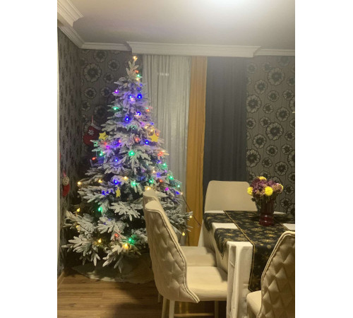 დათოვლილი ნაძვის ხე 210 სმ SN45-210