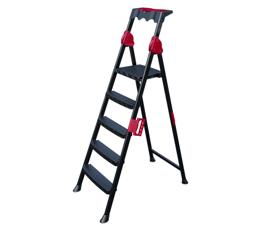 გასაშლელი კიბე ITIMAT 4+1 METAL STEP LADDER