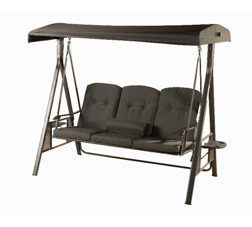 საქანელა 3 ადგილიანი  202-183-121სმ YN8093 ნაცრისფერი