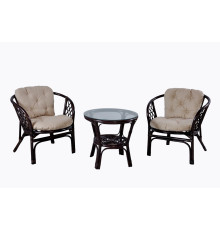 ბამბუქის მაგიდა 2 სკამით BAHAMA 3 in 1