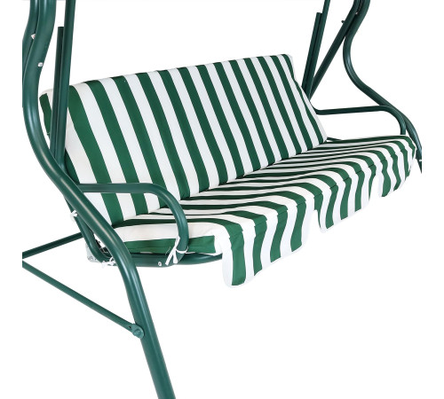 საქანელა 3 ადგილიანი  GREEN WHITE FAZENDA