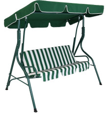 საქანელა 3 ადგილიანი  GREEN WHITE FAZENDA