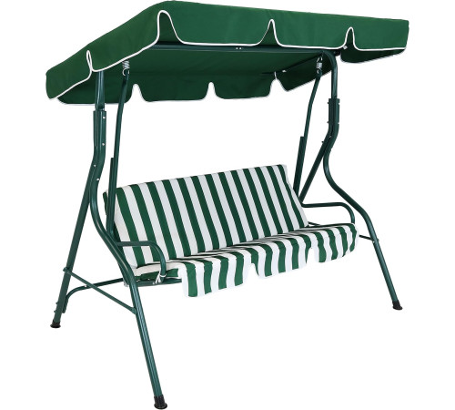 საქანელა 3 ადგილიანი  GREEN WHITE FAZENDA