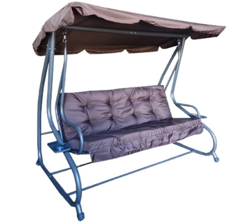 საქანელა 3 ადგილიანი YN8209BROWN 210x125x165სმ