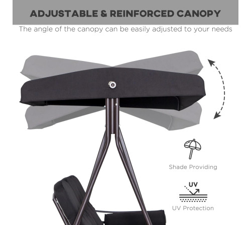 საქანელა 3 ადგილიანი YN8093 202x121x183სმ