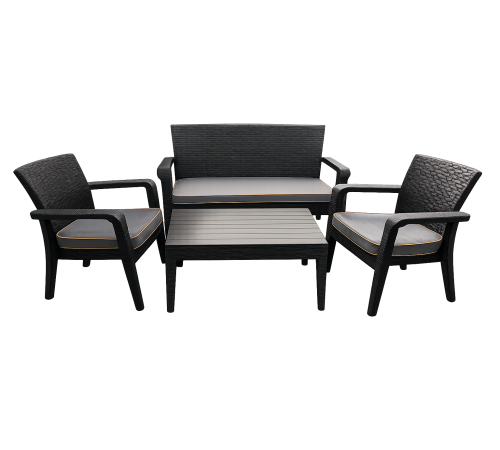 ბაღის ავეჯის ოთხეული ALASKA SET 4 in 1