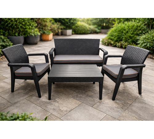 ბაღის ავეჯის ოთხეული ALASKA SET 4 in 1