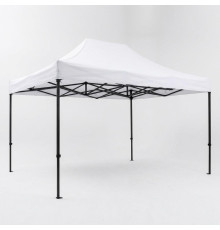 გასაშლელი პავილიონი 4.5×3 მ თეთრი FA-500