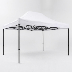 გასაშლელი პავილიონი 4.5×3 მ თეთრი FA-500