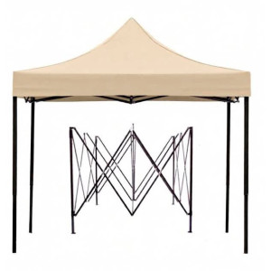 გასაშლელი პავილიონი 3× მ თეთრი FA-200BEIGE