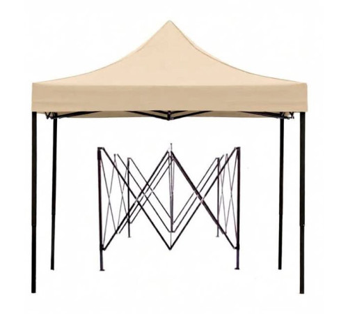 გასაშლელი პავილიონი 3× მ თეთრი FA-200BEIGE