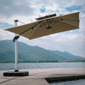 ბაღის ქოლგა 3x3მ HU-001 BEIGE