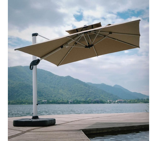 ბაღის ქოლგა 3x3მ HU-001 BEIGE