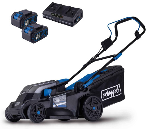 ბალახის სათიბი მანქანა SCHEPPACH BC-MP380-X -SET (აკუმულატორული)