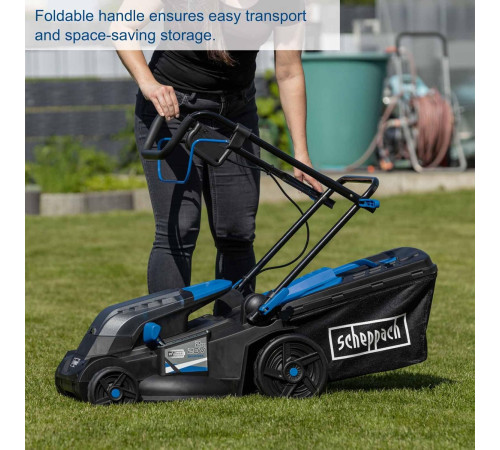 ბალახის სათიბი მანქანა SCHEPPACH BC-MP380-X -SET (აკუმულატორული)
