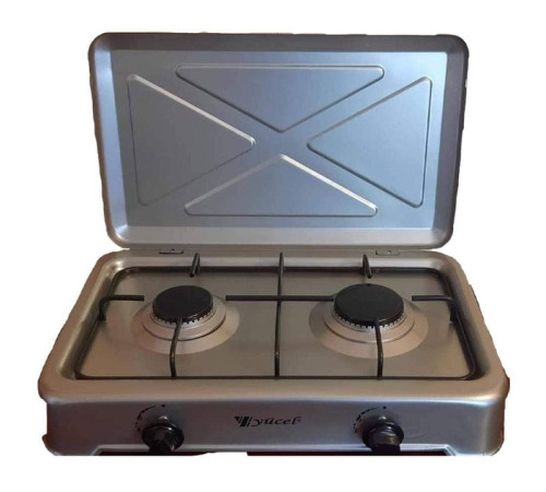 მაგიდის ქურა YUCEL 2 0-200 NG SILVER