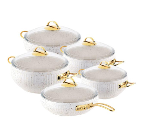 ქვაბების ნაკრები LINES WHITE