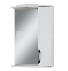 თარო Sanservice Laura-56 სარკით და კარადით თეთრი