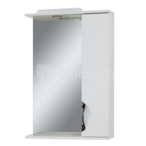 თარო Sanservice Laura-56 სარკით და კარადით თეთრი