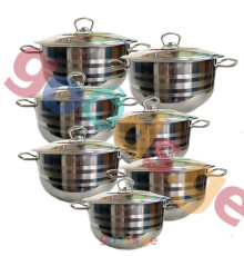 ქვაბების ნაკრები KMAREA 7 PCS