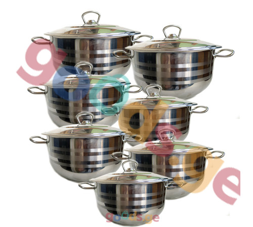 ქვაბების ნაკრები KMAREA 7 PCS