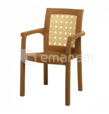 სავარძელი მონობლოკი KRIZANTEM Teak