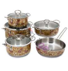 ქვაბების ნაკრები EVIMSARAY ASUDE YELLOW TULIP