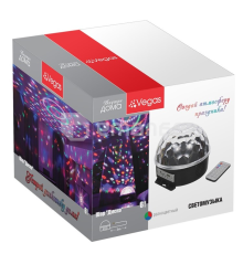 დეკორატიული განათება VEGAS "დისკო ბურთი" 220 ვტ 18x18x15 სმ