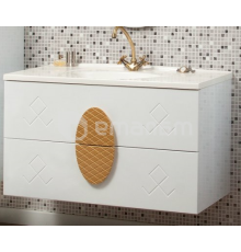 ტუმბო ჩამოსაკიდი Sanservice Victoria-100 ხელსაბნით Romance-100