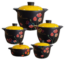 კერამიკული ქვაბების ნაკრები SCENT OF A  FLOWER 5 pcs (2)