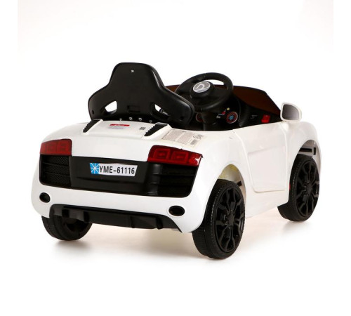 საბავშვო ელექტრო მანქანა  AUDI 6116 WHITE