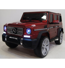 საბავშვო ელექტრო მანქანა MERCEDES BENZ G65 AMG Tuning RED
