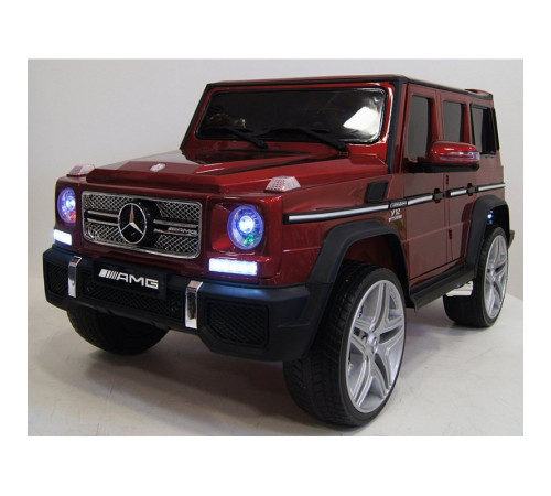 საბავშვო ელექტრო მანქანა MERCEDES BENZ G65 AMG Tuning RED