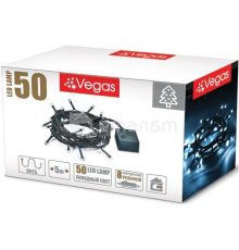 საახალწლო განათება VEGAS 8 რეჟიმი 5 მ 50 ცივი ნათების LED ნათურა