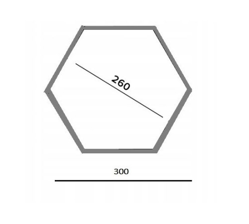 თარო ექვსწახნაგოვანი Domax FHS 300 SZ
