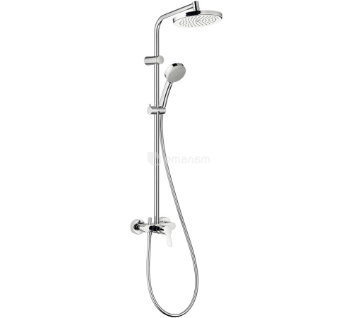 შემრევი + საშხაპის კომპლექტი Hansgrohe Showerpipe Verso 220 27232000